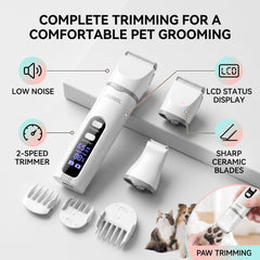 JIUWIIL kit têtes interchangeables pour coupes variées et finition précise
