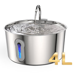 JLVDXN fontaine face avant en acier inoxydable pour hydratation durable