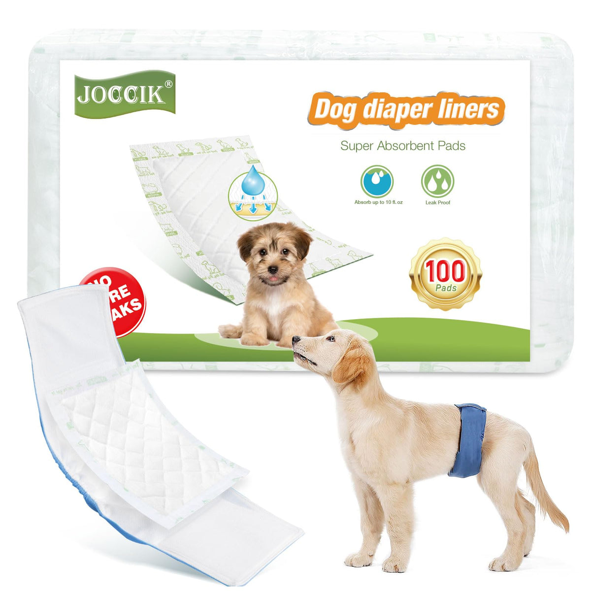JOCCIK packaging avant montrant la boîte de 100 inserts et informations produit pour rangement facile