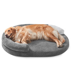 JOEJOY lit chien XXL face montrant silhouette ovale et confort