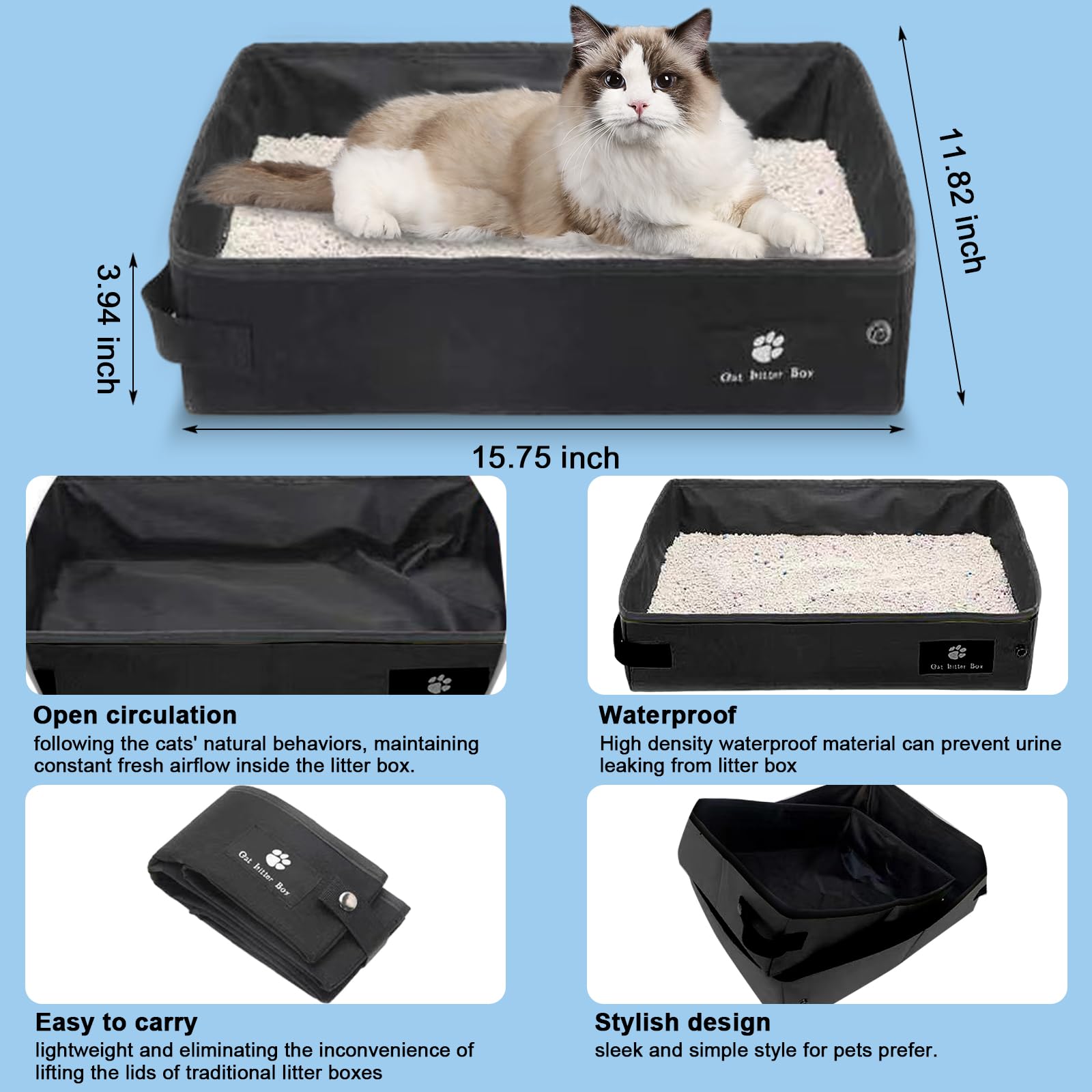 JOLL JOLL ensemble d'accessoires inclus pour sorties: pelle, gamelle, harnais, praticité