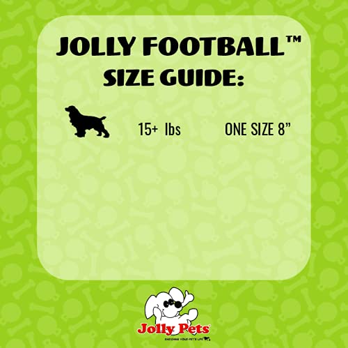 Jolly Pets football emballage et étiquette indiquant fabrication USA