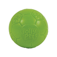 Jolly Pets vue avant du ballon vert pomme montrant robustesse et design