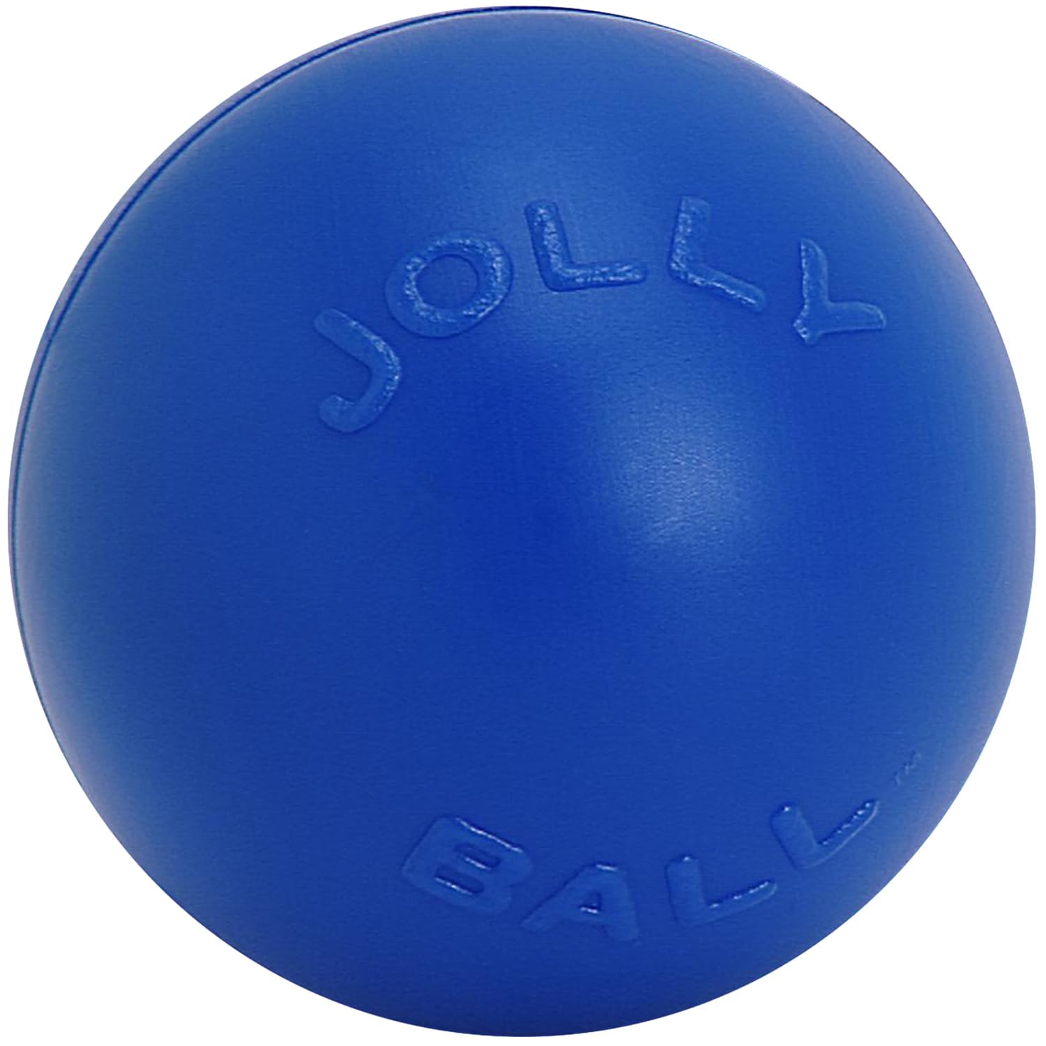 Jolly Pets balle 14" face avant montrant la couleur bleue et robustesse