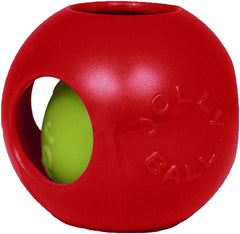 Jolly Pets Teaser Ball zoom sur la boule interne mobile, stimule la curiosité