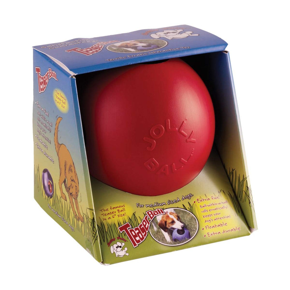 Jolly Pets comparaison de taille du Teaser Ball pour choisir la bonne taille
