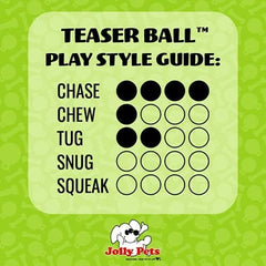Jolly Pets Teaser Ball flottant sur l'eau, idéal pour récupération aquatique