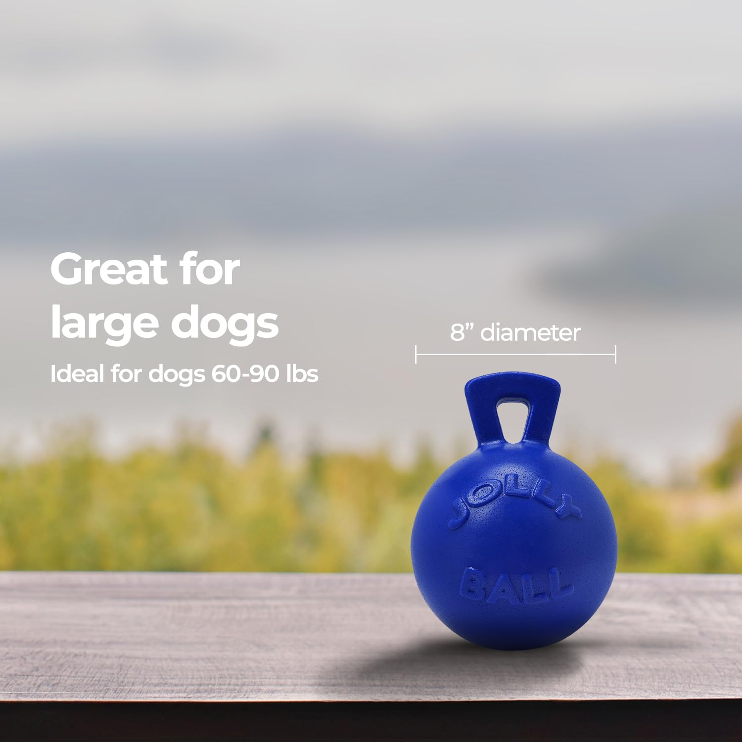 Jolly Pets comparaison de taille 20 cm pour chiens de grande taille