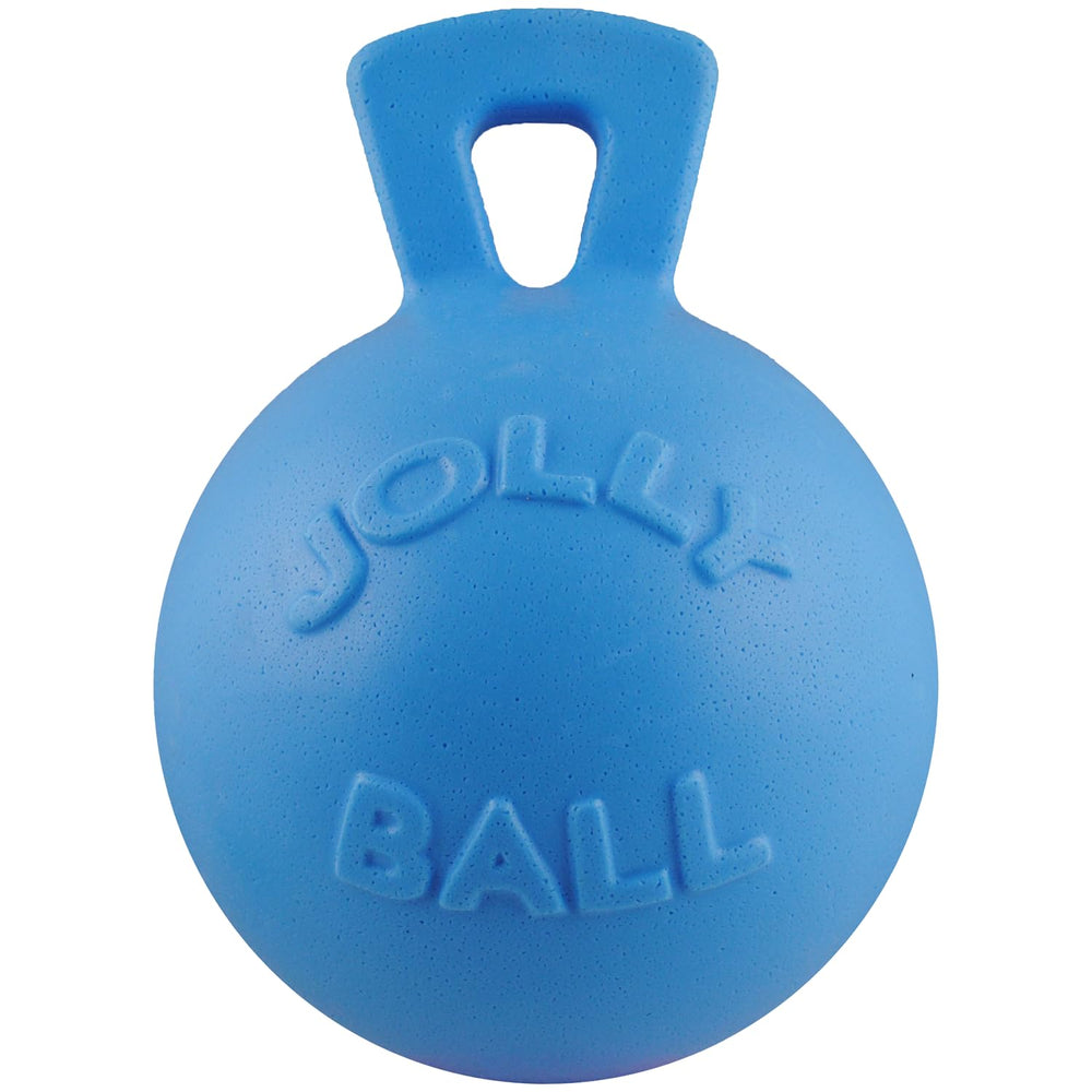 Jolly Pets balle vue avant montrant poignée intégrée pour lancer plus facilement