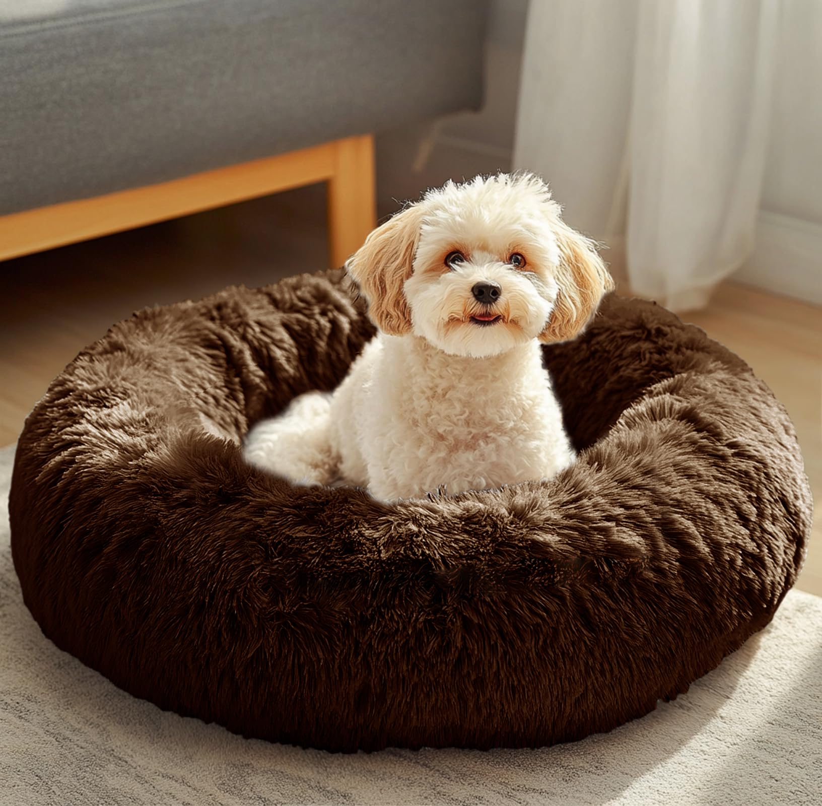 JOLLYVOGUE lit donut vu de face offrant confort chaleureux