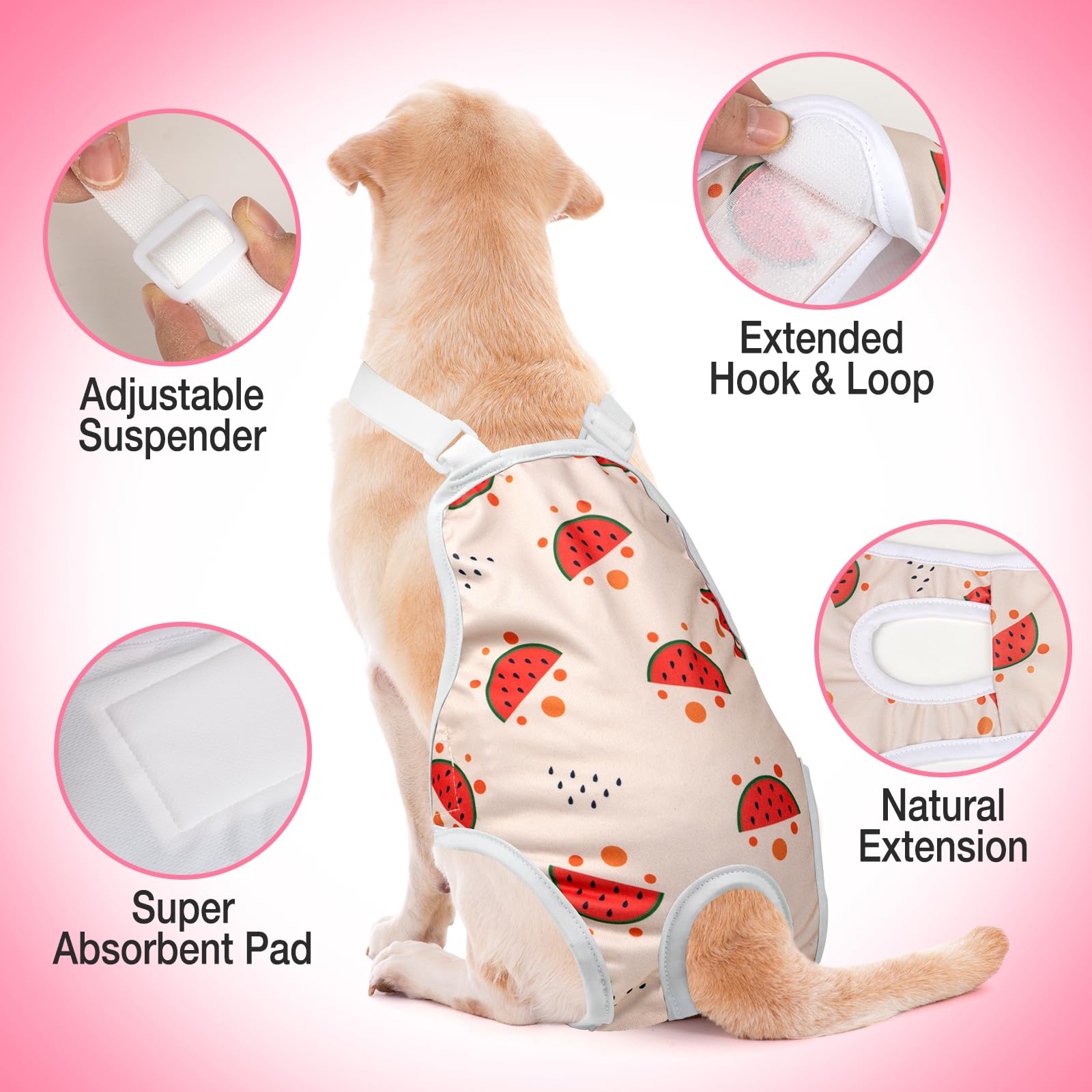 Jollywoods détail du tissu intérieur absorbant pour confort et absorption rapide
