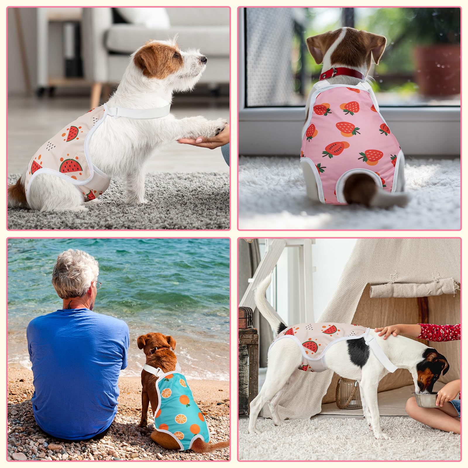 Jollywoods lot de trois culottes pliées démontrant facilité de rangement
