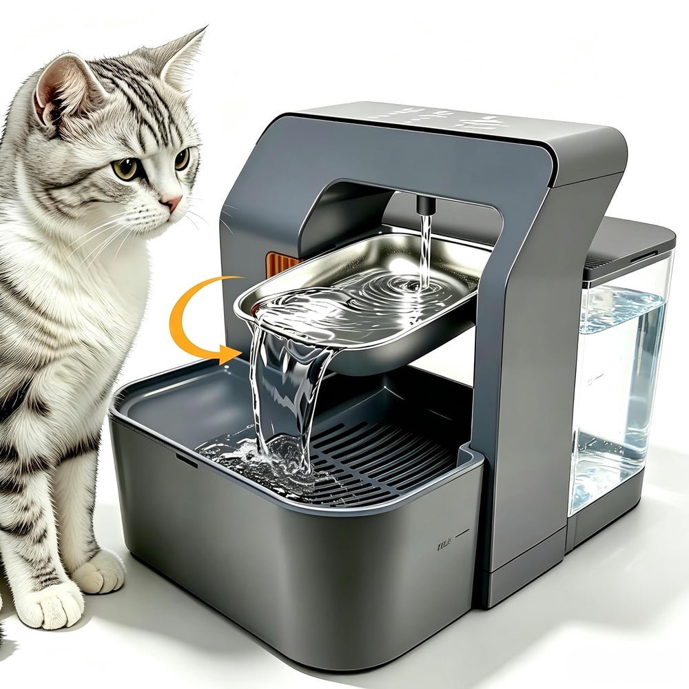 Jomifin vue de face montrant le design acier et grande capacité