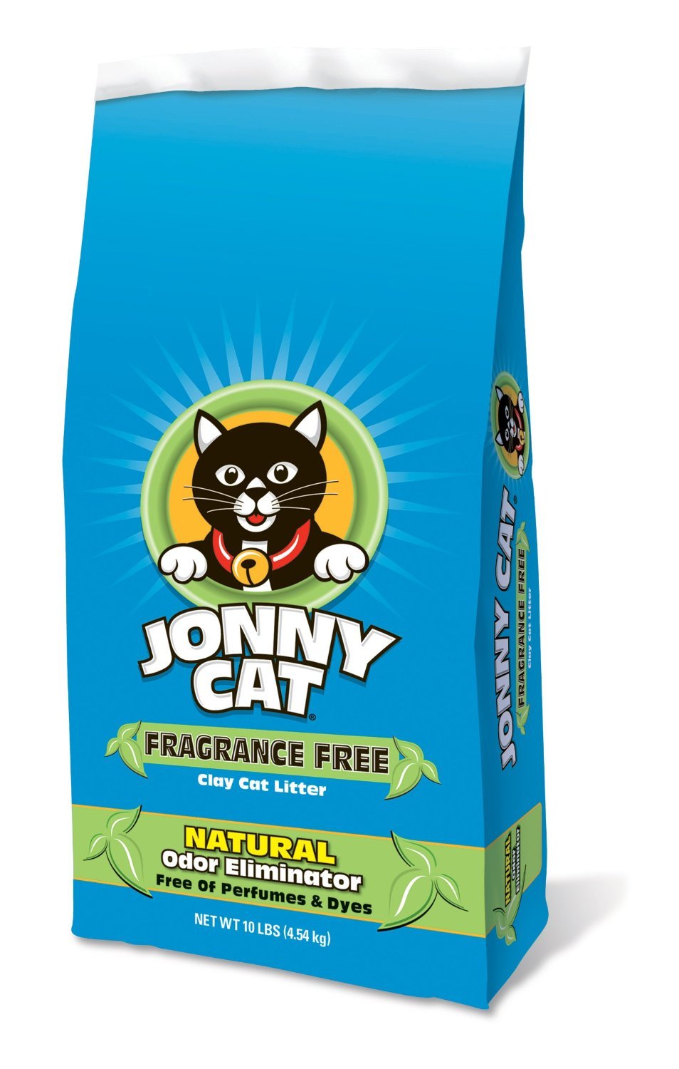 JONNY CAT emballage recto montrant le sac pratique et bénéfice propreté