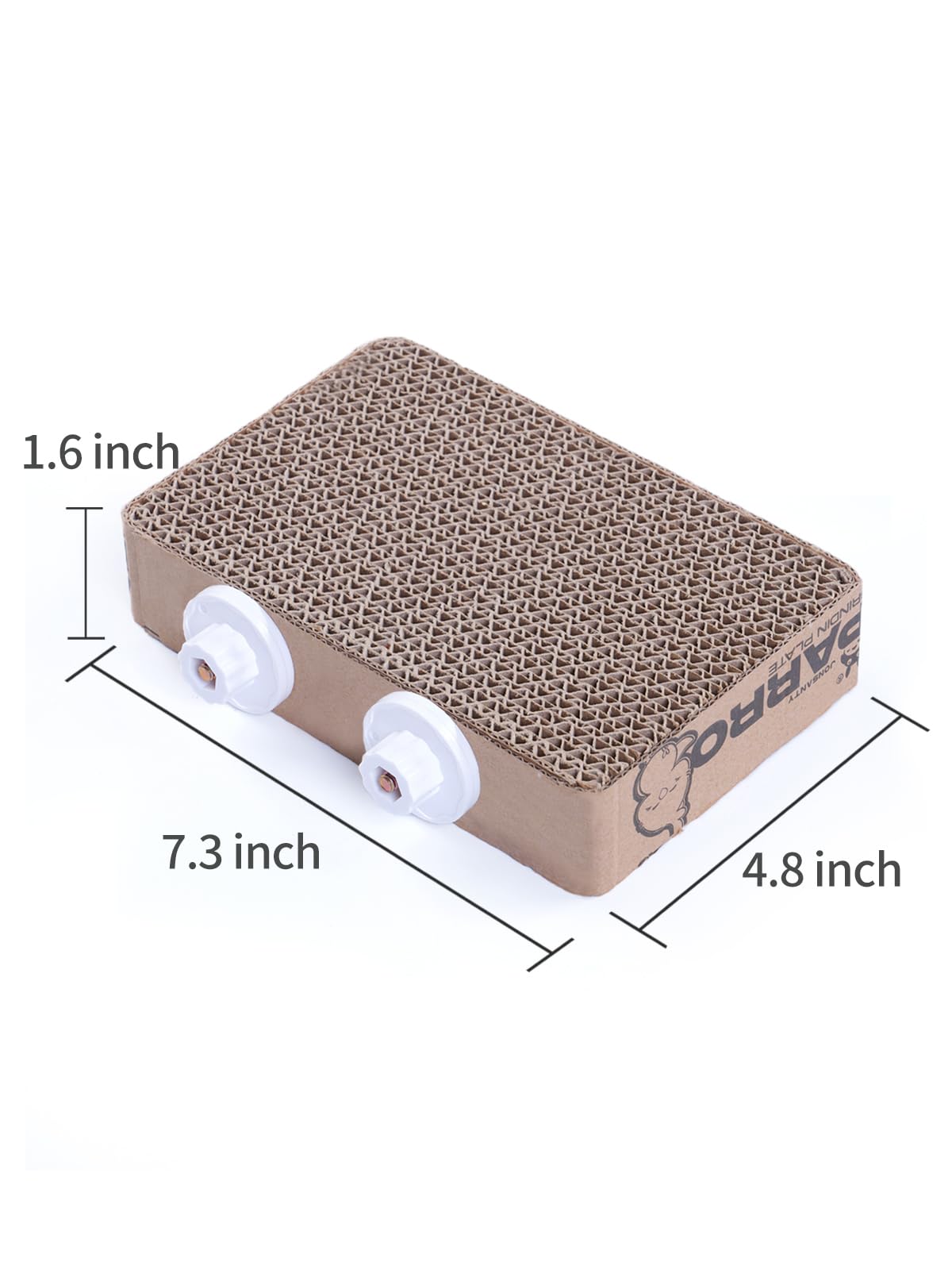 JONS NTY détail de la texture du carton favorisant le grignotage sûr