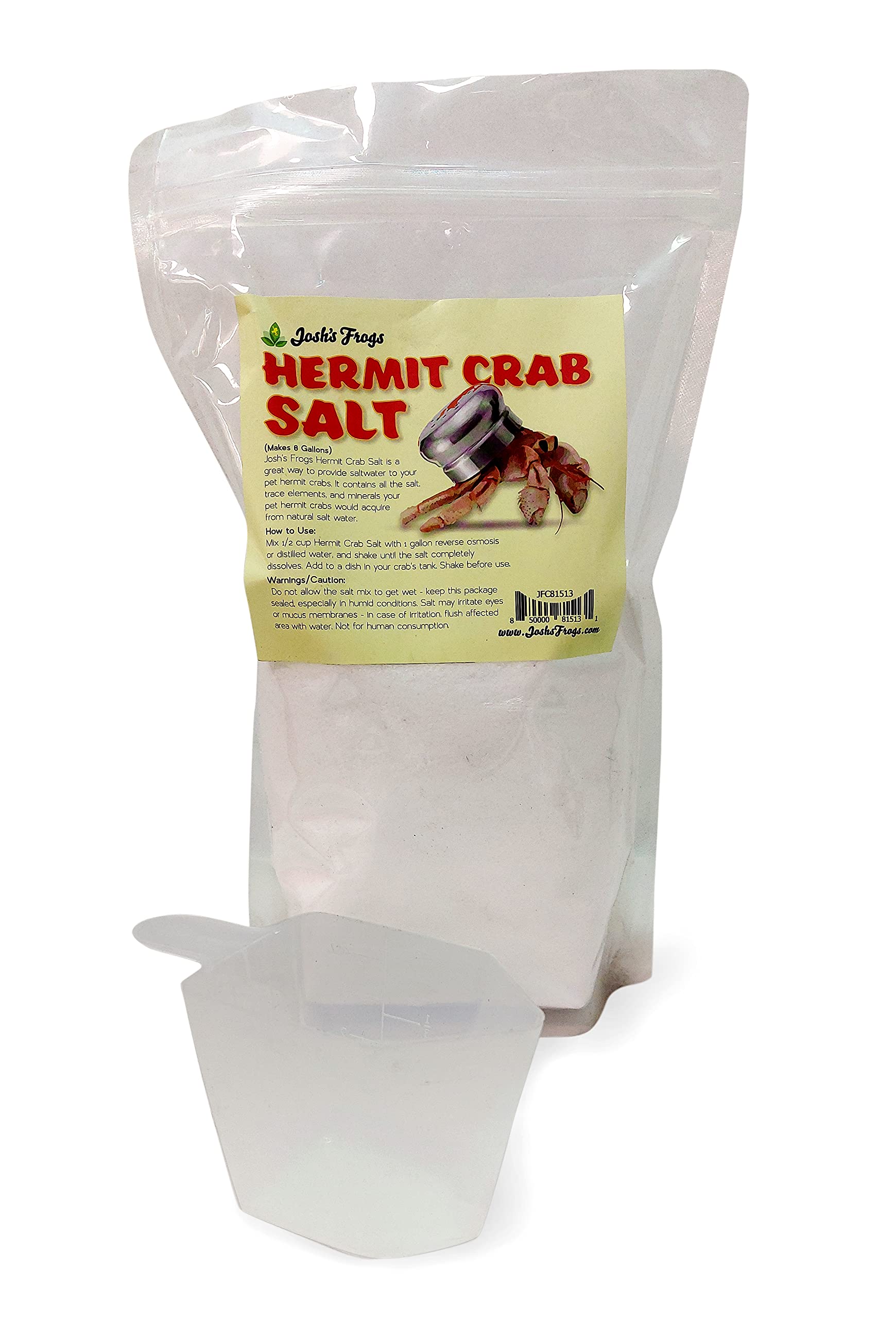 Gros plan sur les grains de sel Josh's Frogs mettant en valeur la texture pure