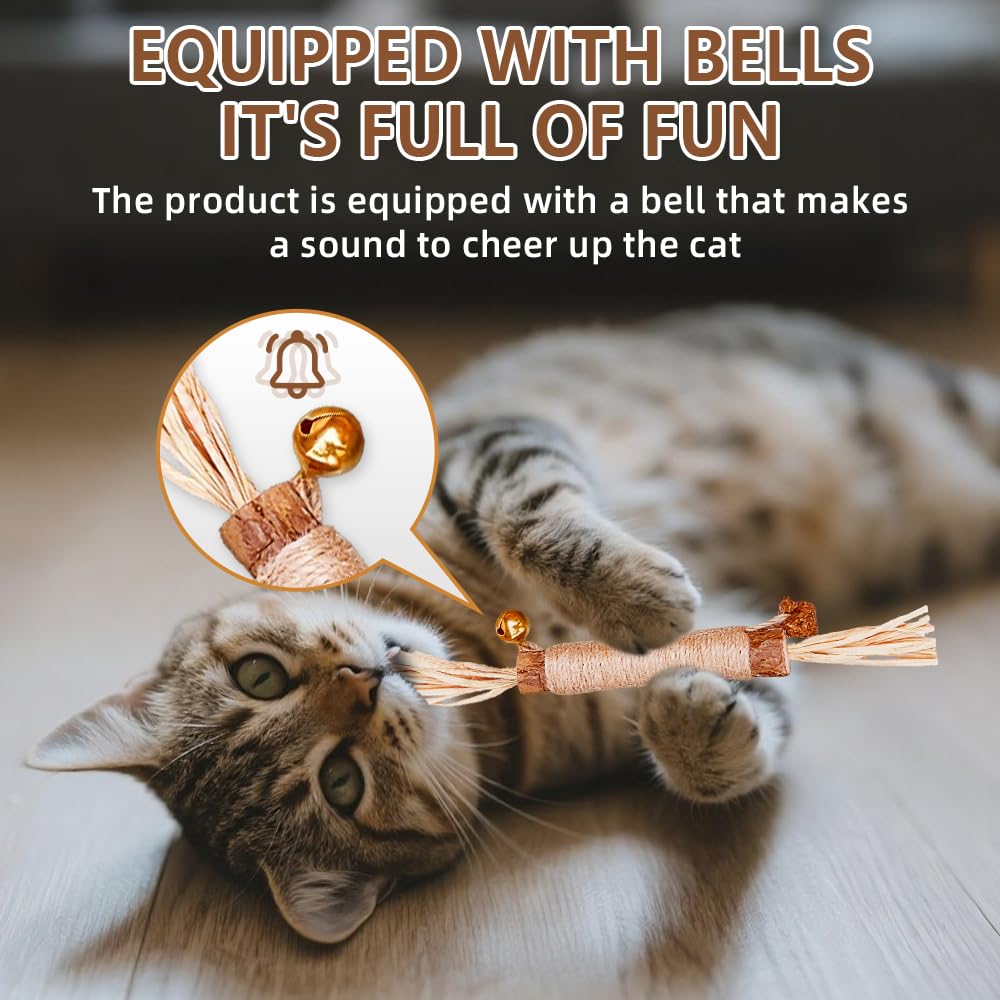 JoyArrive disposition du pack de 5 bâtons, variétés pour plusieurs chats