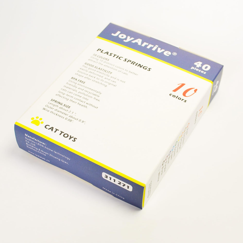 JoyArrive boîtes plastiques contenant 4 ressorts chacune pour un rangement ordonné