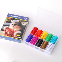 JoyArrive ressorts rebondissant sur le sol pour stimuler le jeu du chat