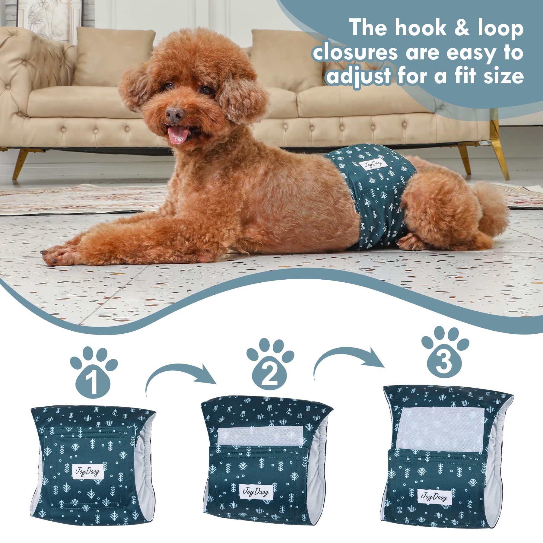 JoyDaog pack de cinq en rotation de lavage pour usage quotidien