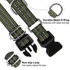 Joyeeiioo collier martingale boucle à dégagement rapide pour retrait sécurisé