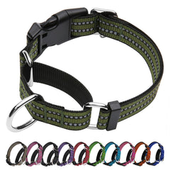 Joyeeiioo collier martingale face avant montrant coupe et ajustement confortable