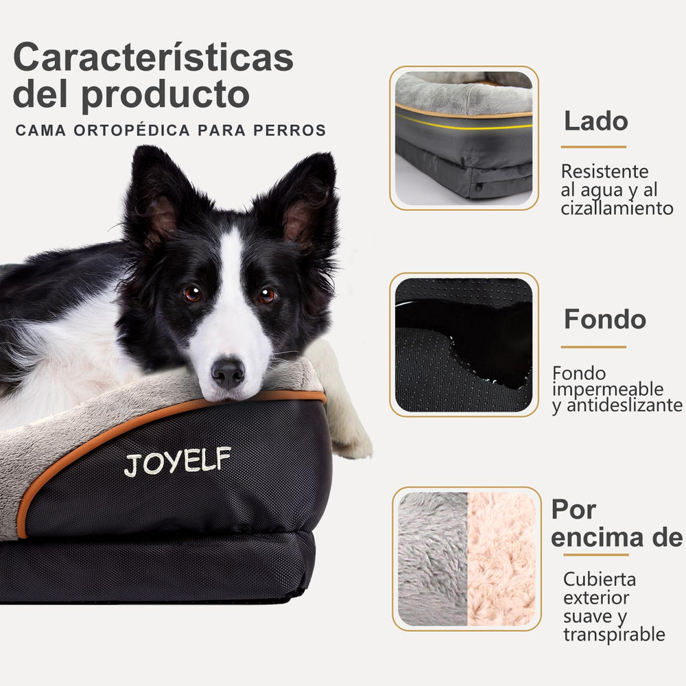 JOYELF détail du bord rembourré offrant appui moelleux pour le cou