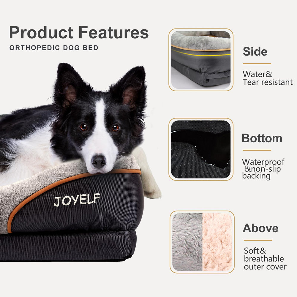 JOYELF vue du bolster moelleux montrant maintien du cou