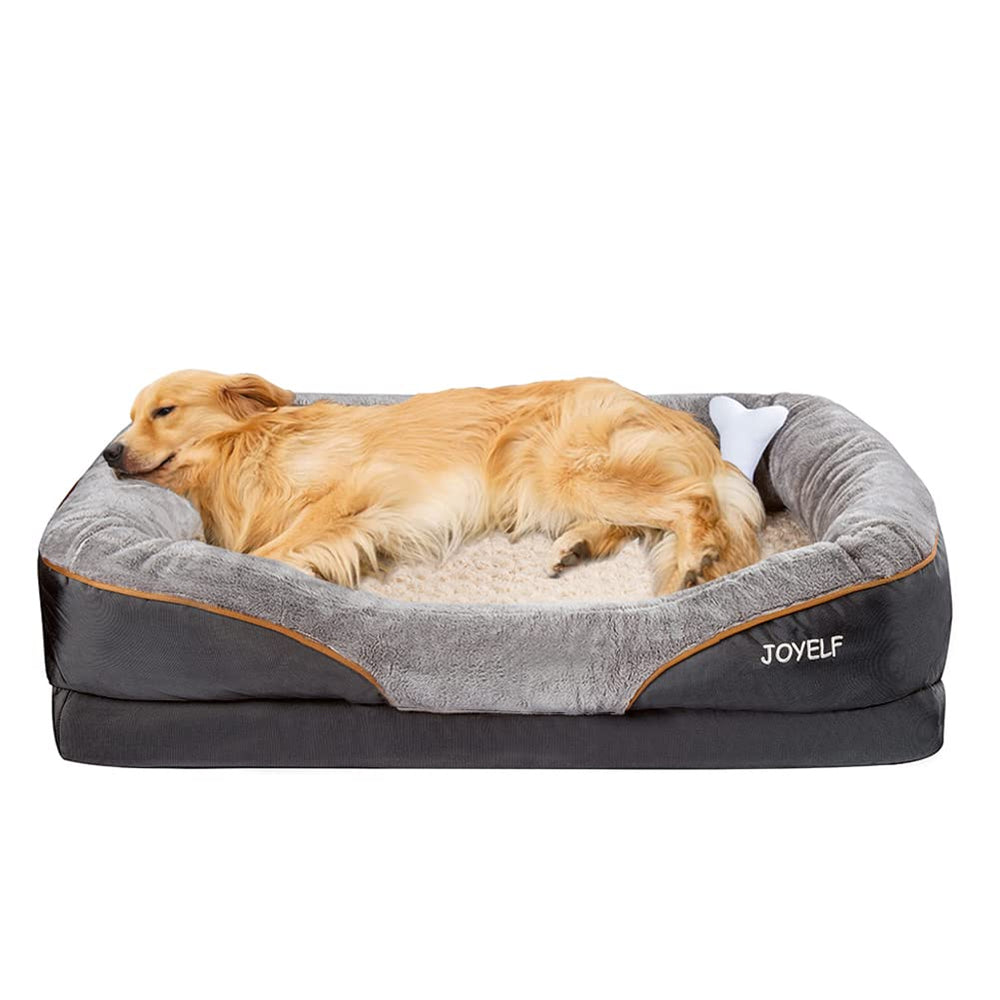 JOYELF lit chien vue face montrant confort et zone de couchage
