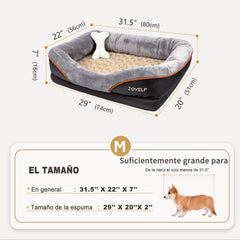JOYELF gros plan mousse mémoire pour soutien uniforme et durable