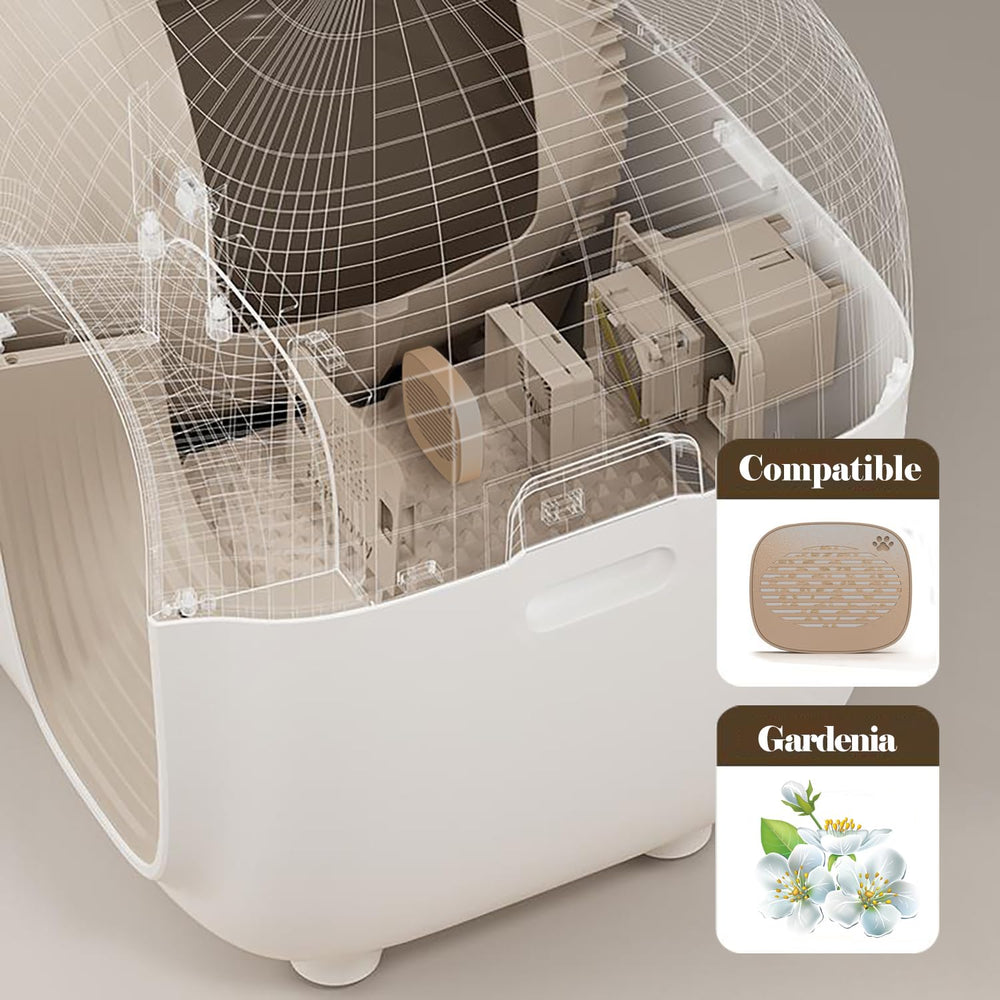 Cartouche Joymiuz Gardenia gros plan révélant la texture et diffusion discrète de parfum