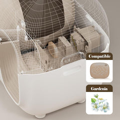 Cartouche Joymiuz Gardenia gros plan révélant la texture et diffusion discrète de parfum