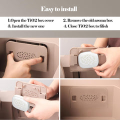 Joymiuz comparaison de taille avec une main pour visualiser l'échelle