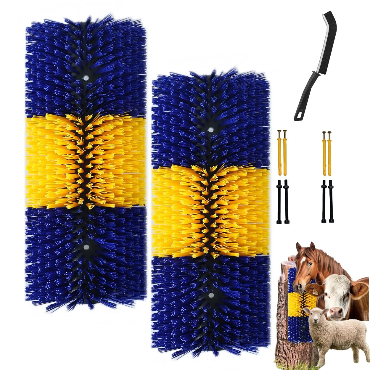 Joynny brosse vue avant emballage montrant la robustesse et montage facile