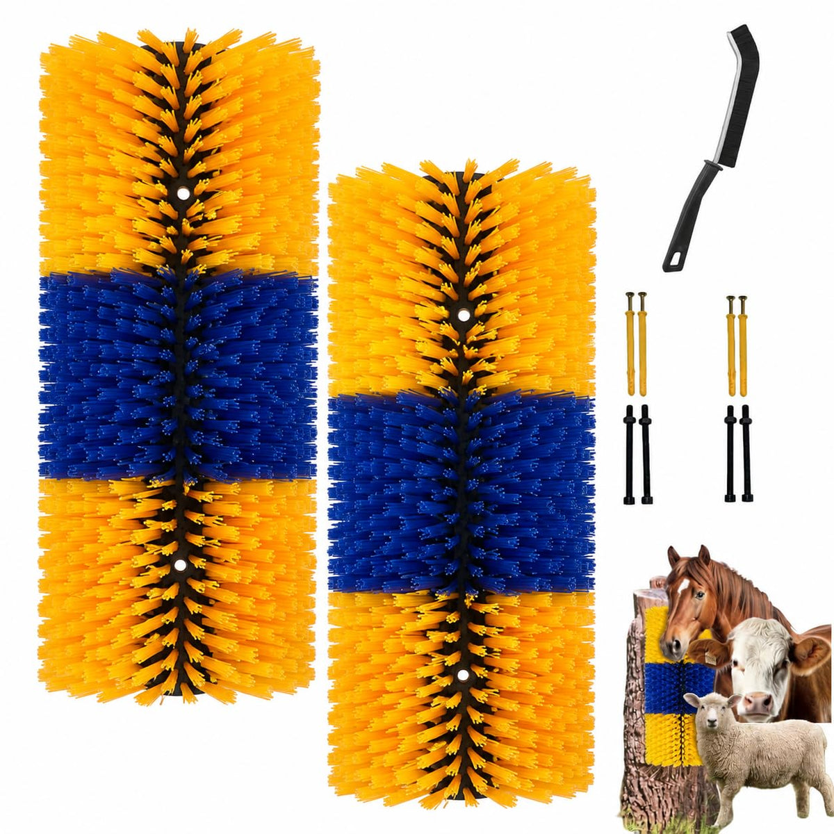 Joynny brosse face avant montrant solidité et fixation facile