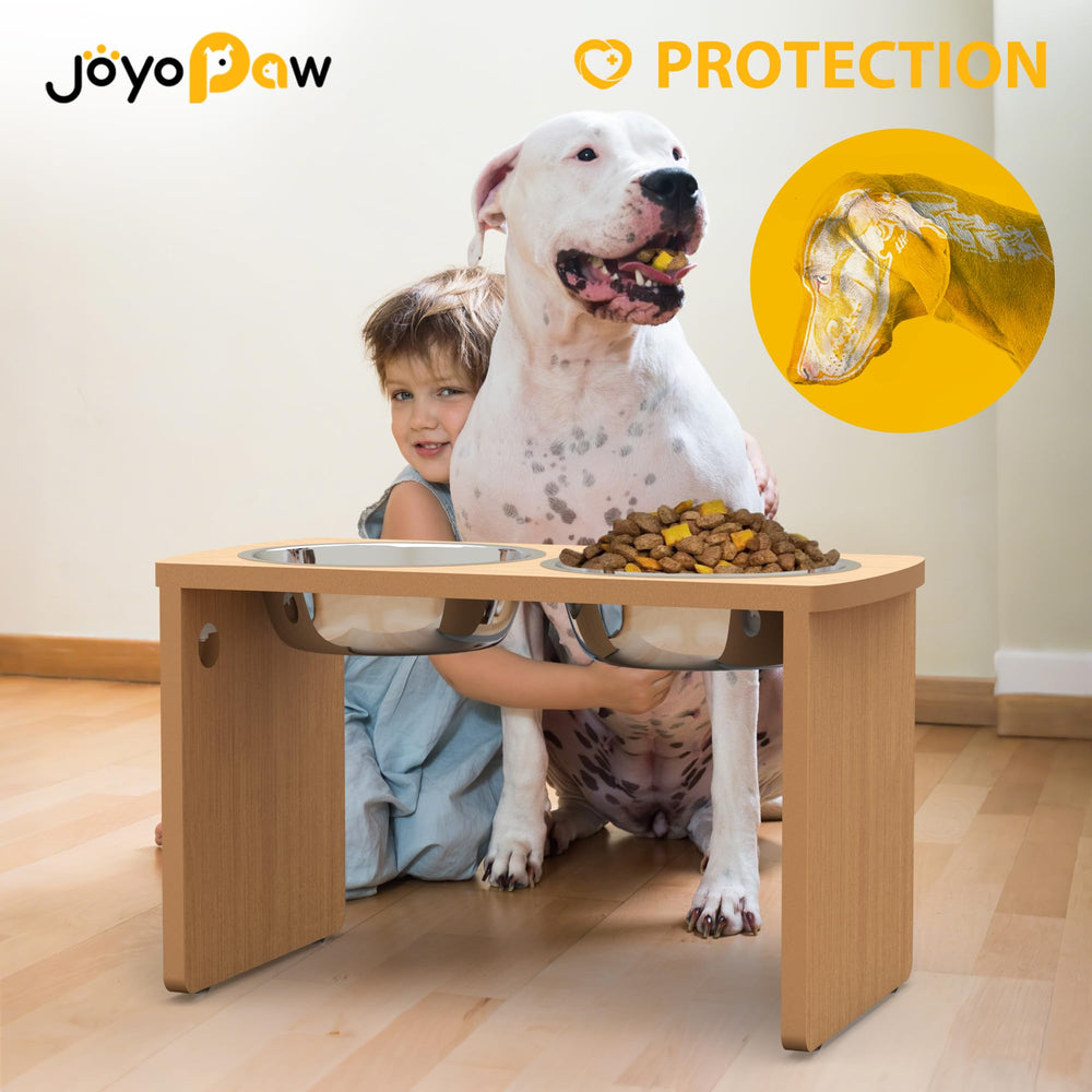 JOYOPAW deux bols inox amovibles pour remplissage rapide