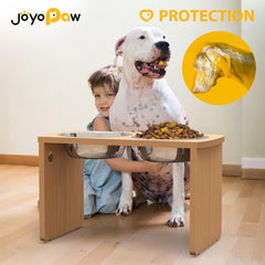 JOYOPAW deux bols inox amovibles pour remplissage rapide