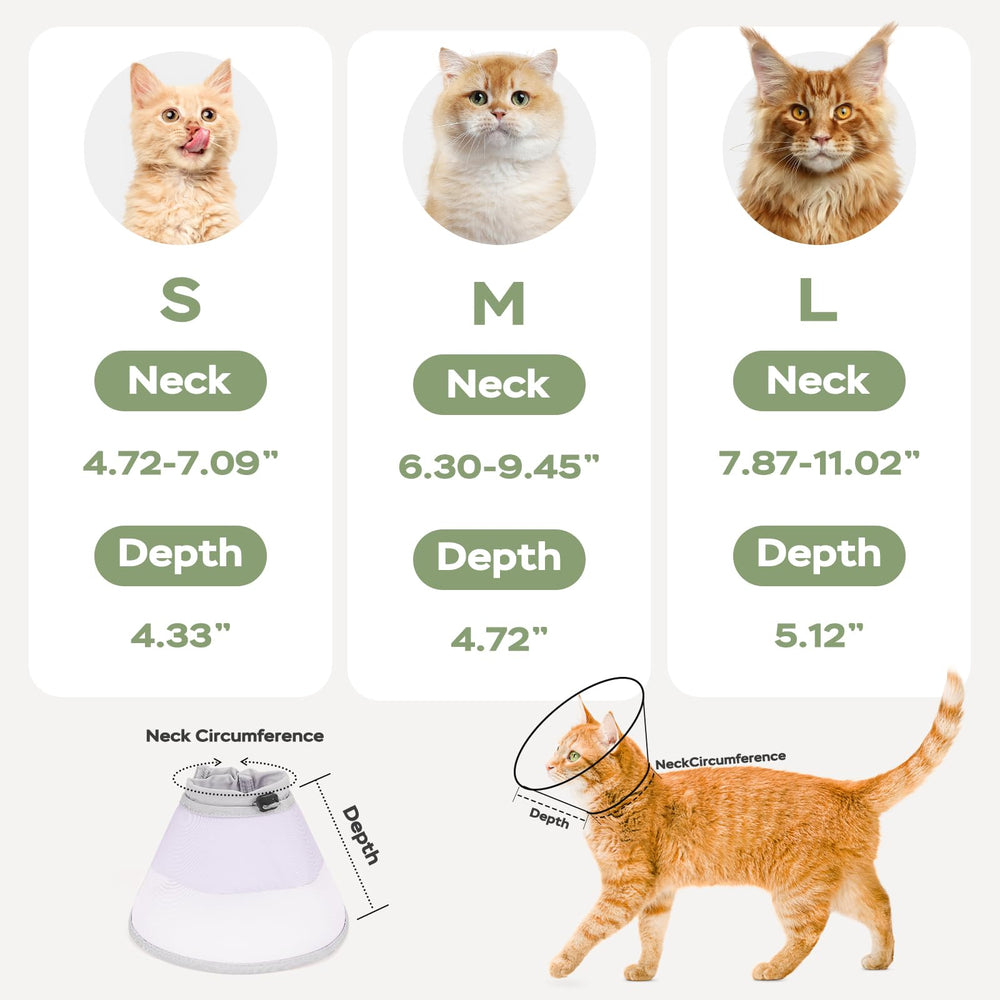 Joypig collerette comparaison tailles montrant choix adapté