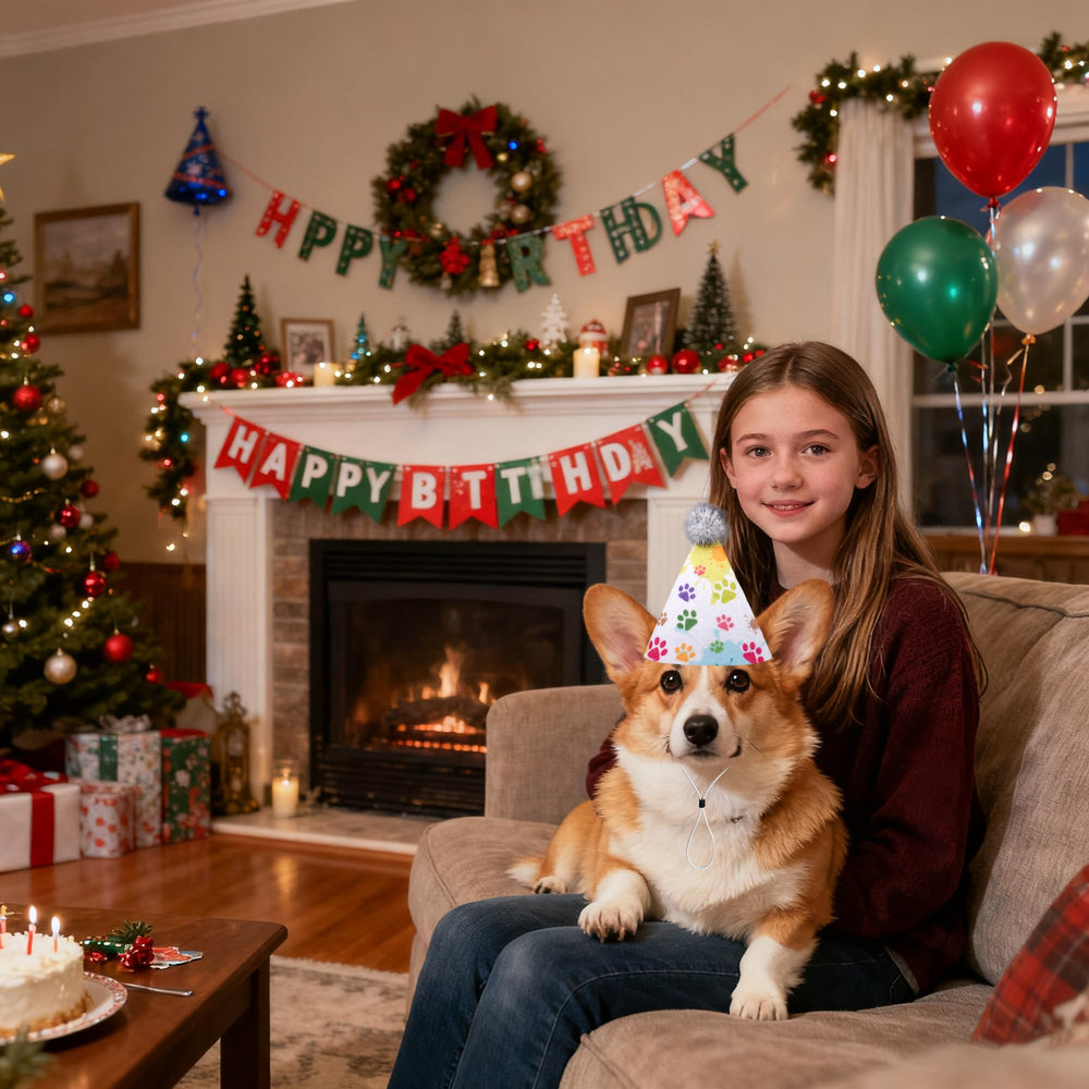 JpGdn petit chien portant chapeau pour photos festives