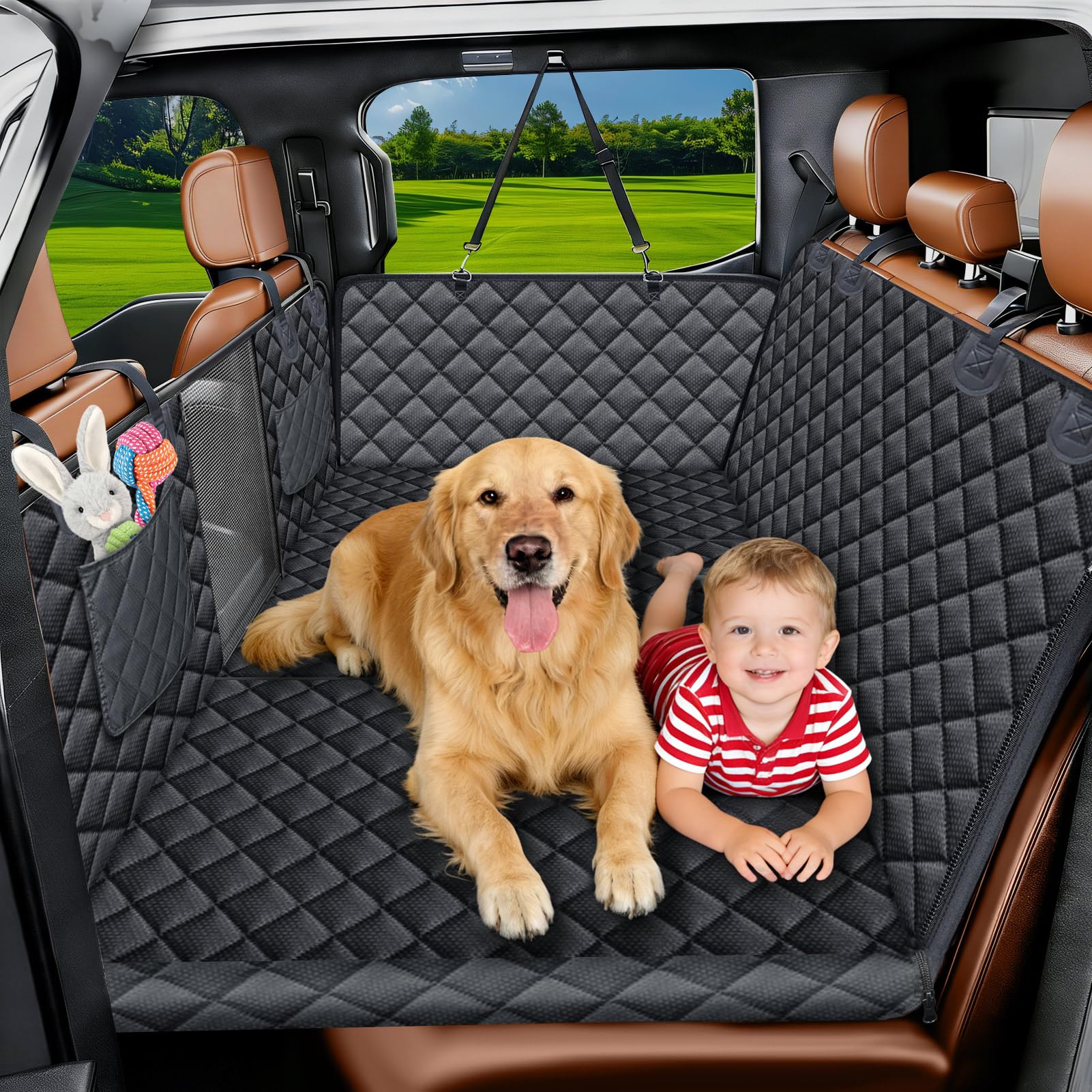 JSTHT housse face avant montrant protection complète et facilité d'installation