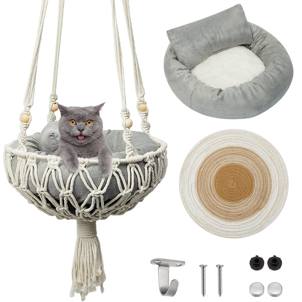 Juexica hamac macramé face montrant design et confort