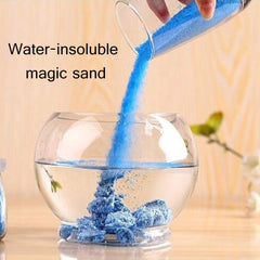 JULAN sable utilisé sous l'eau pour construire, démontre l'effet hydrophobe