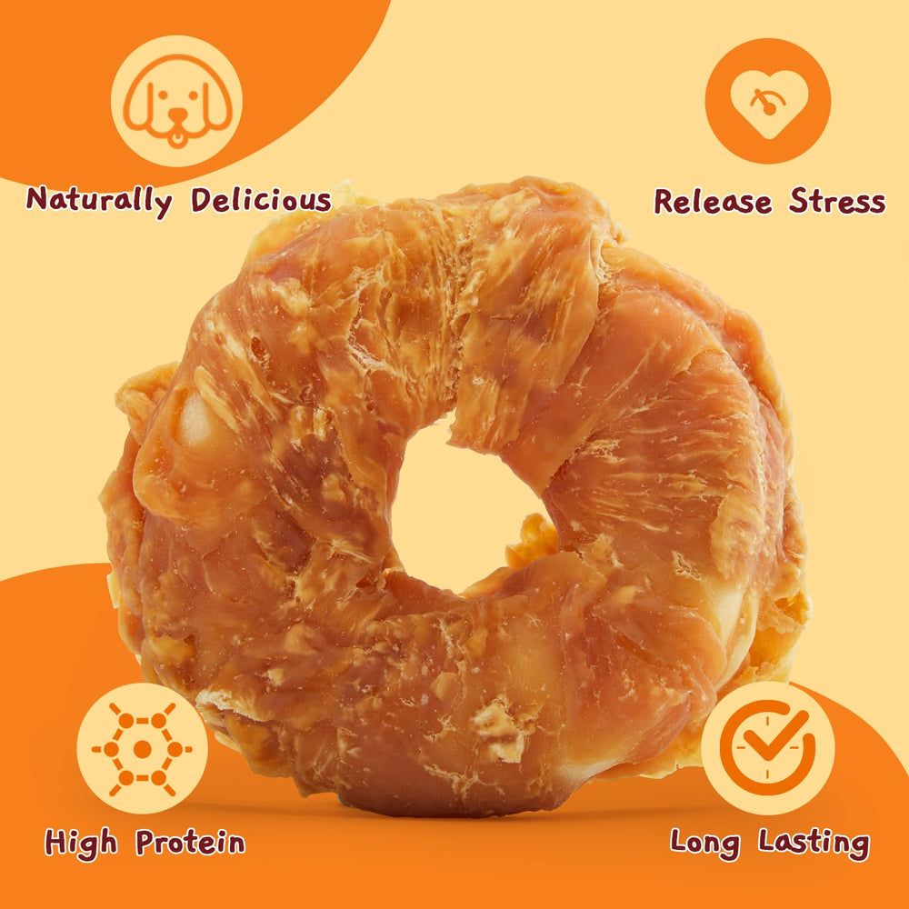 Jungle Calling donut face proche, poulet enrobé pour forte appétence