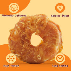 Jungle Calling donut face proche, poulet enrobé pour forte appétence