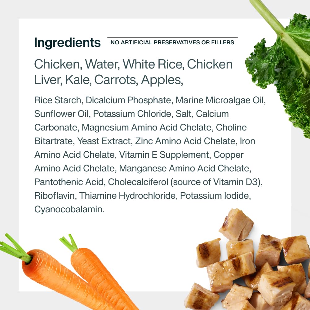 JustFoodForDogs étiquette nutrition montrant transparence des ingrédients