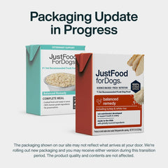 JustFoodForDogs gros plan sur la texture humide, favorisant meilleure digestibilité