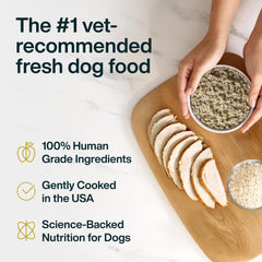 JustFoodForDogs détail du Tetra Pak, emballage sans conservateurs pour voyage