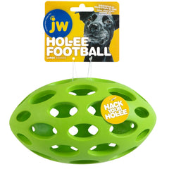 Chien jouant avec la JW Hol-ee Football Grand stimulant l’exercice et l’enrichissement mental