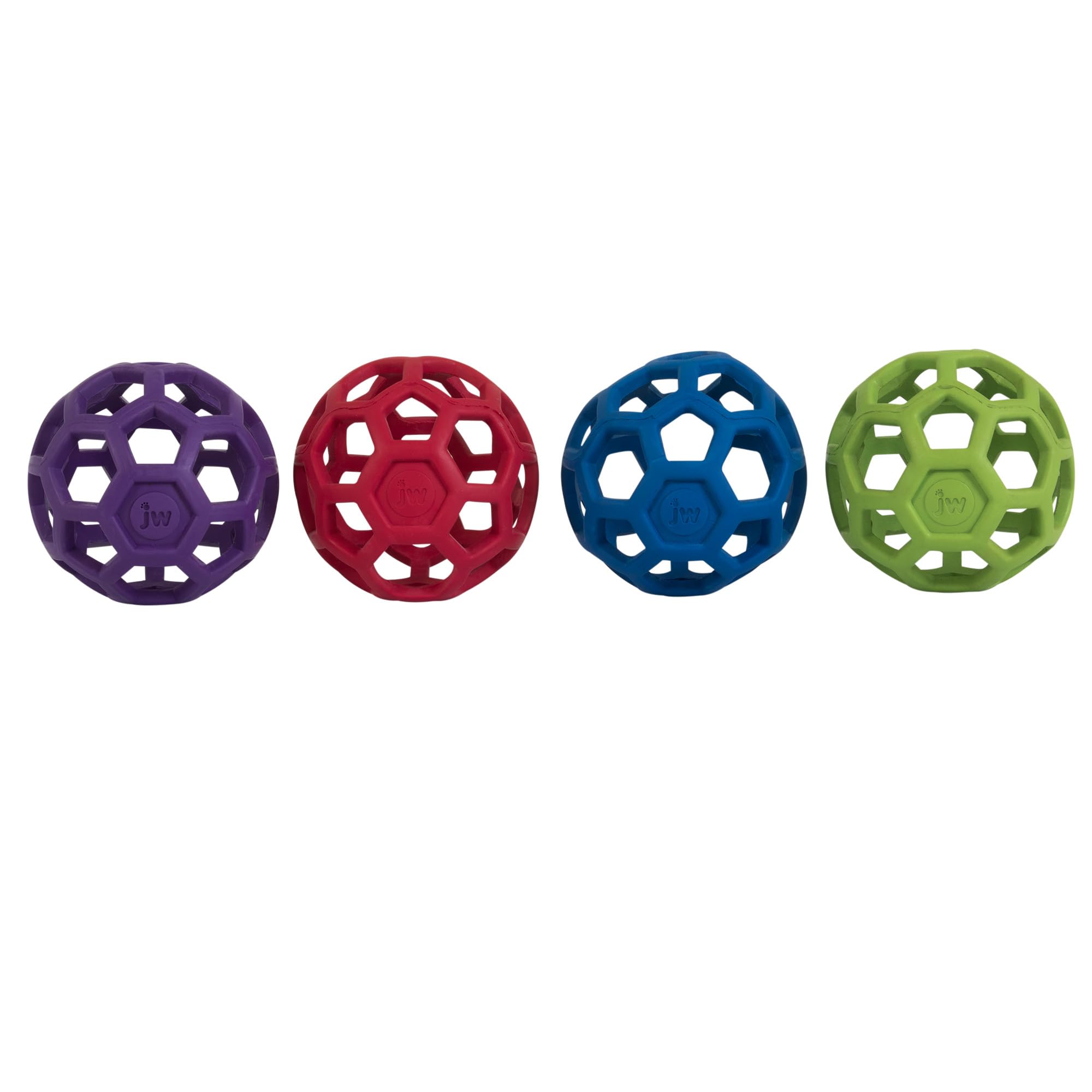 JW Hol-ee Roller comparée à une main pour évaluer taille medium pratique