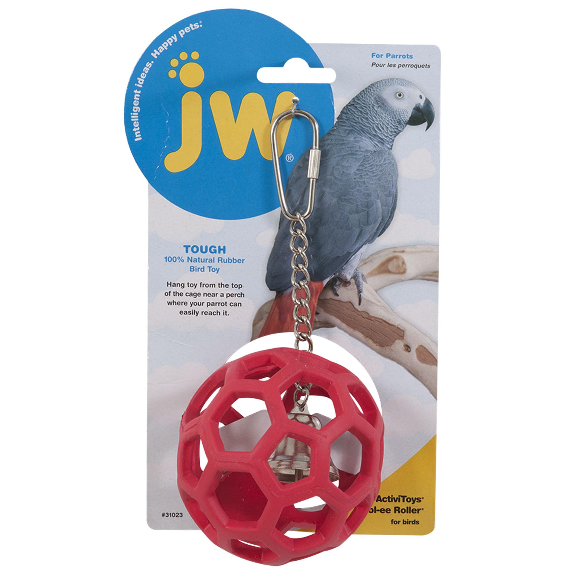 JW Hol-ee Roller détail chaîne d’accroche sécurisée pour fixation facile